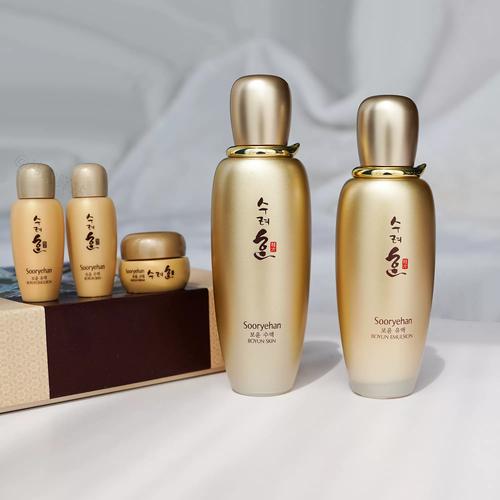 韩国sooryehan秀雅韩保润人参水乳套盒滋润保湿补水抚纹26年6月